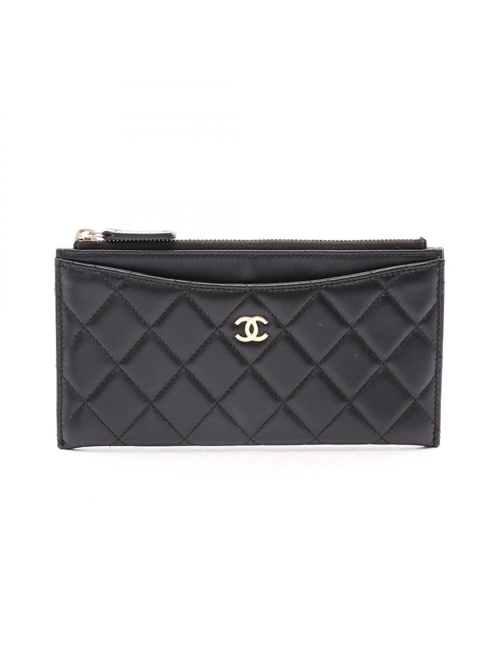 Chanel Matelasse Pouch Wallet Lambskin #367248C10B